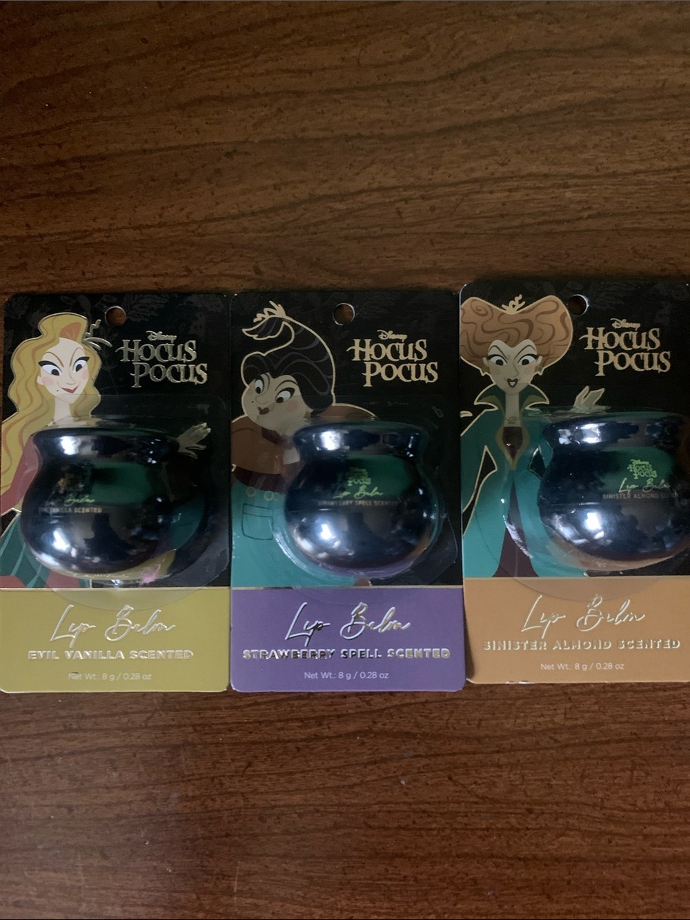 It’s bundle time! NWOT Disney Hocus Pocus 3pc Scented Lip Balm Set